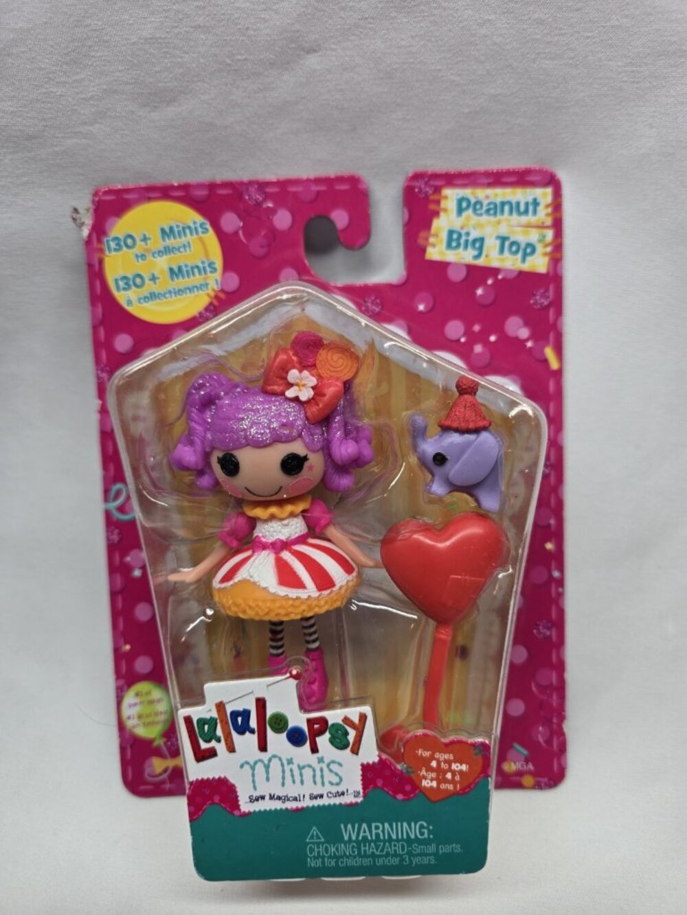 Lalaloopsy Mini THE PARTY SERIES Super Silly Party Peanut Big Top NEW HTF